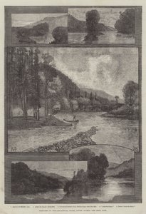 Esboços no rio Cascapediac, Lower Canada